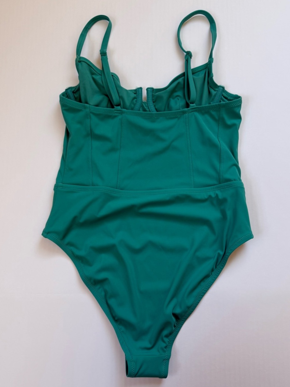 NWT Solid & Striped The Veronica Teal One Piece Swimsuit Medium - Picture 2 of 5